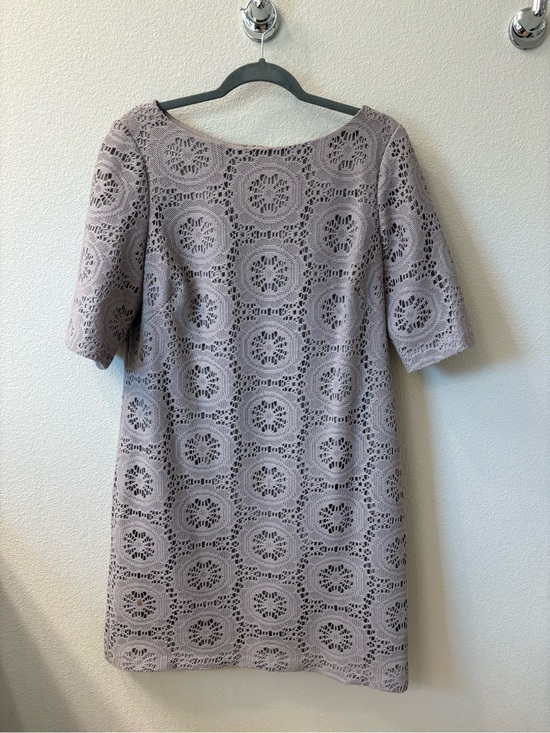 Adrianna Papell Dresses & Skirts - Adrianna Papell Crochet Lace Shift Dress - Taupe